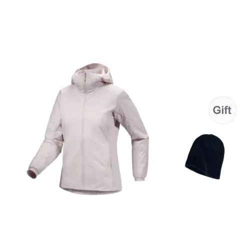Arcteryx ATOM Hoody Puffer Jacket Women's Warm Stone Gray Comes With Hats & Caps