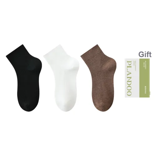 PLANDOO Mid Calf Socks Unisex Shopping Bag 3 Pack