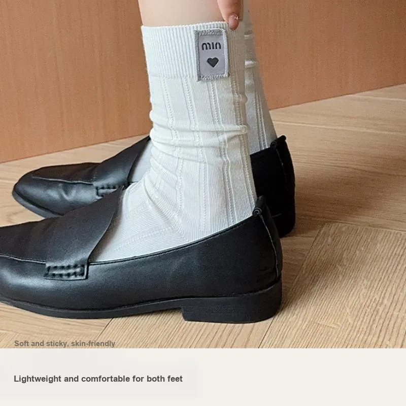 MIIOW Mid Calf Socks Women's 3 Pack-9
