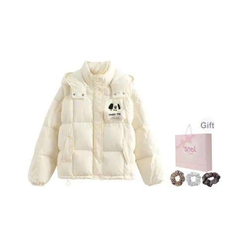 SNBL Экрю Женские Пуховики