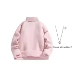 Pink Fleece-Lined (Comes with Necklace)