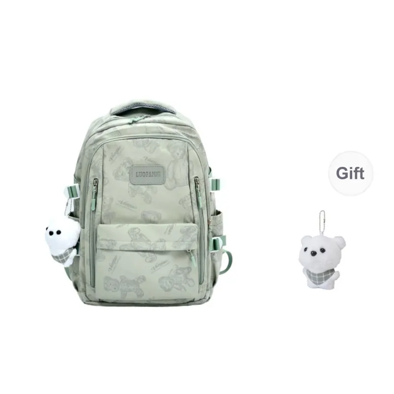 Victorian Traveler Nylon Backpack Regular Unisex Multicolor-11