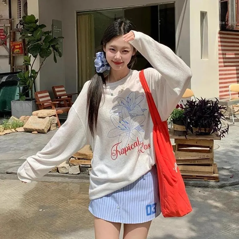 Shuhao Bai Drop Shoulder Sleeve T Shirt Women's White-2