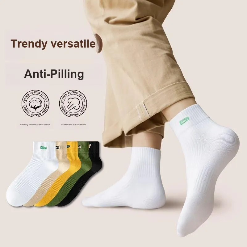 Taste The Color Mid Calf Socks Men's 5 Pack-1