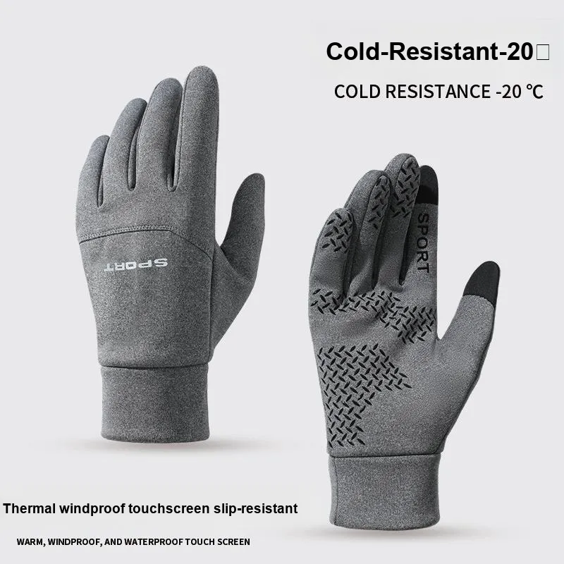 Shizhu Anti Loss Snap Buckle Sports Gloves Men's-5
