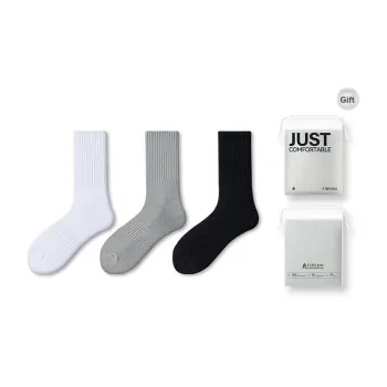 FIRS Mid Calf Socks Men's Shopping Bag 3 Pack