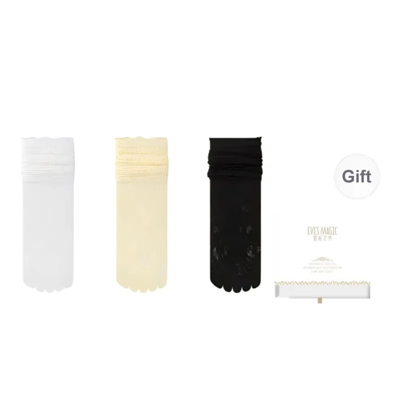 XIA.WA.ZHI.XIU Mid Calf Socks Women's Box 3 Pack-14