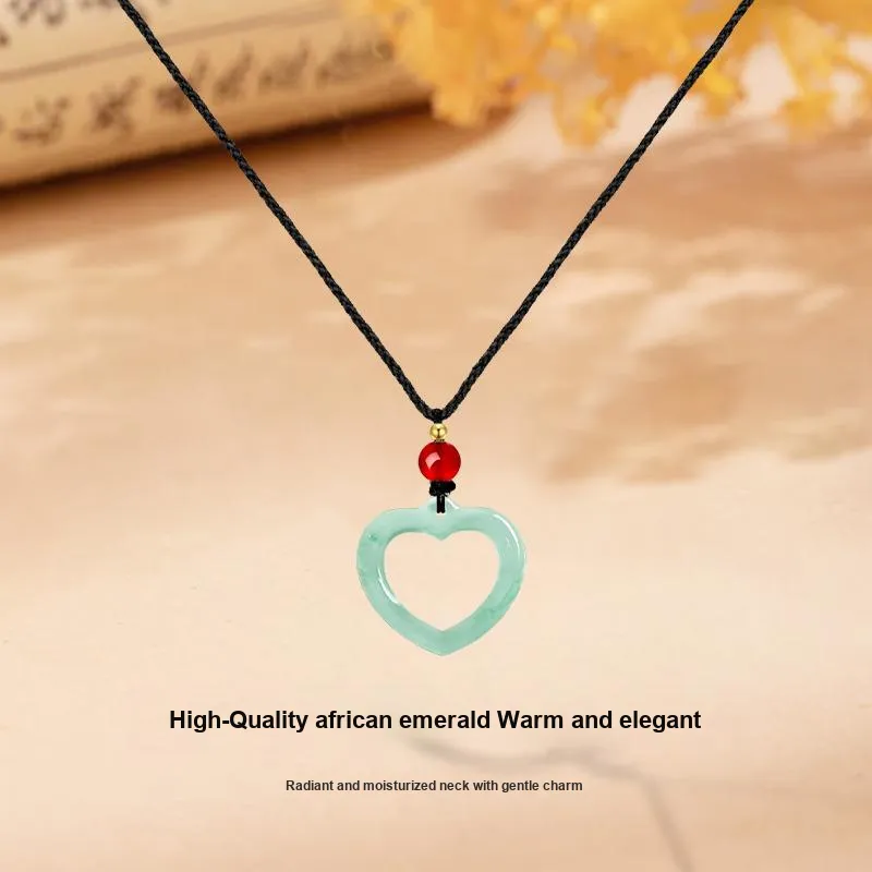 MISS TOOYA African Emerald Necklaces Women's-2