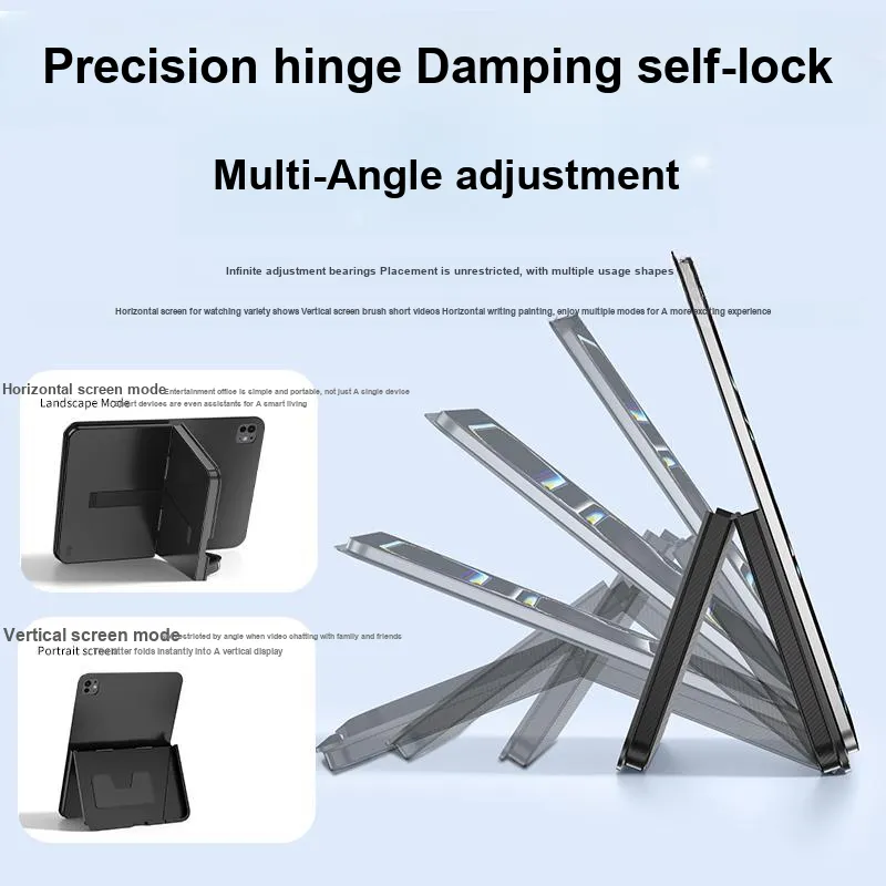 JINGSHAN Fully Enclosed Magnetic Multi Combination Display Compatibility IPAD Air4/5/6 Flat Protective Bag-7
