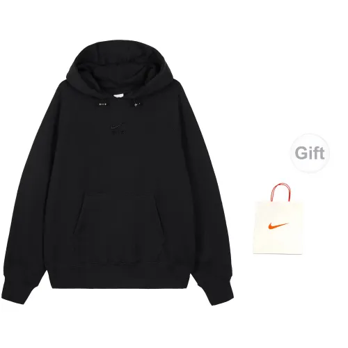 Nike Sweatshirts Unisex Black Gift Bag