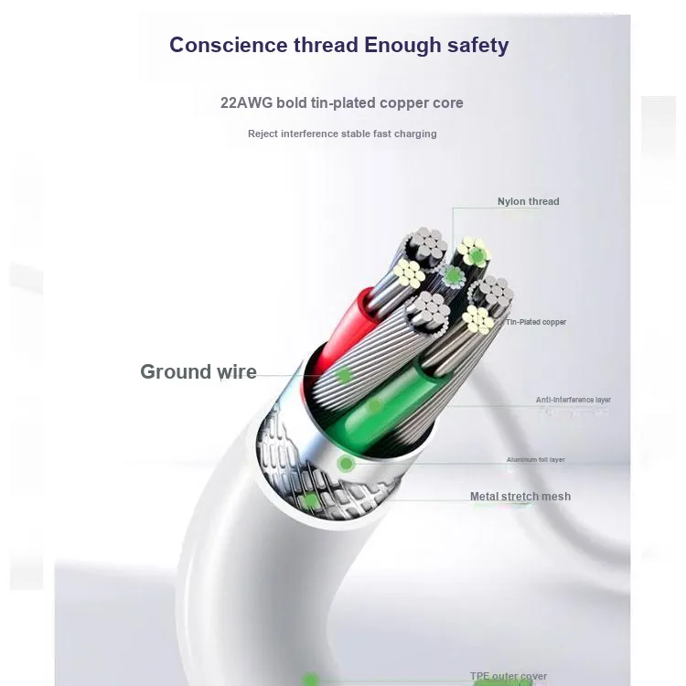 HUAWEI 5A USB-A To Tpye-C High-Rebound Eco-Friendly Fast Charging Cables-1