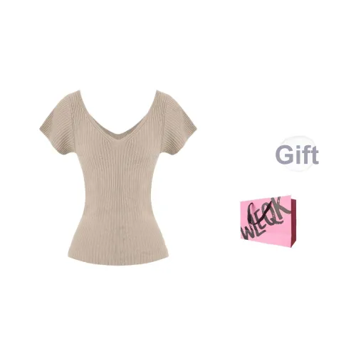 CTRTRC Хаки Женские T-рубашки