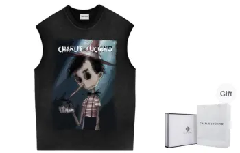 Charlie Luciano T Shirt Unisex Dark Gray