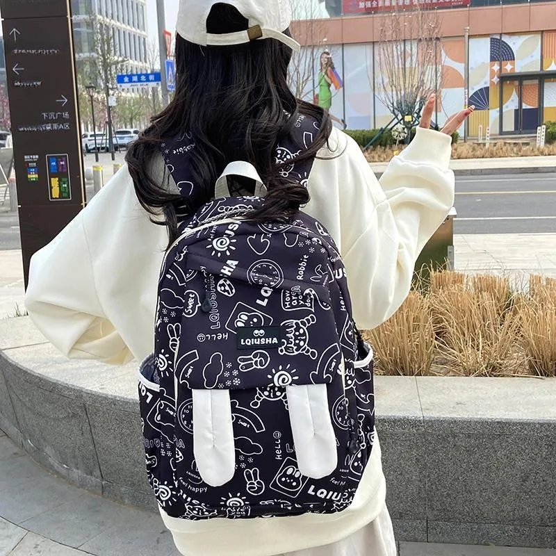 URBAN FOREST Canvas Backpack Regular Unisex Multicolor-8