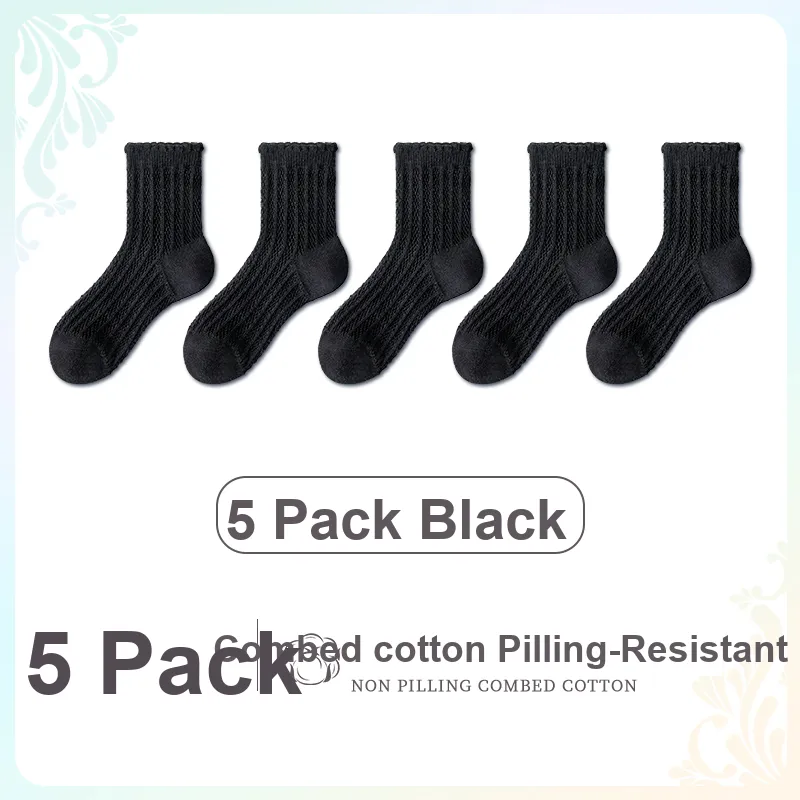 ROBINHOOD Mid Calf Socks Women's 5 Pack-23