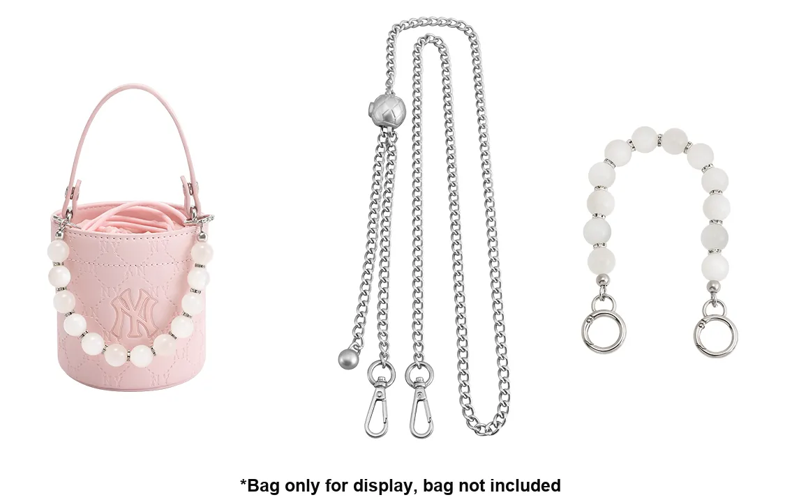 Luxury Care Artisan Workshop Metal Bag Strap Women's White