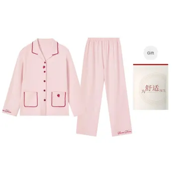 Red Beans At Home Pajama Set Women's
