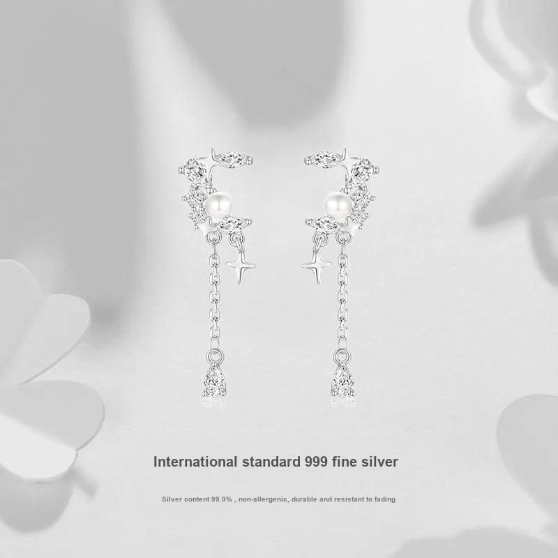 JUICY GRAPE S999 Fine Silver Earrings Women's-2