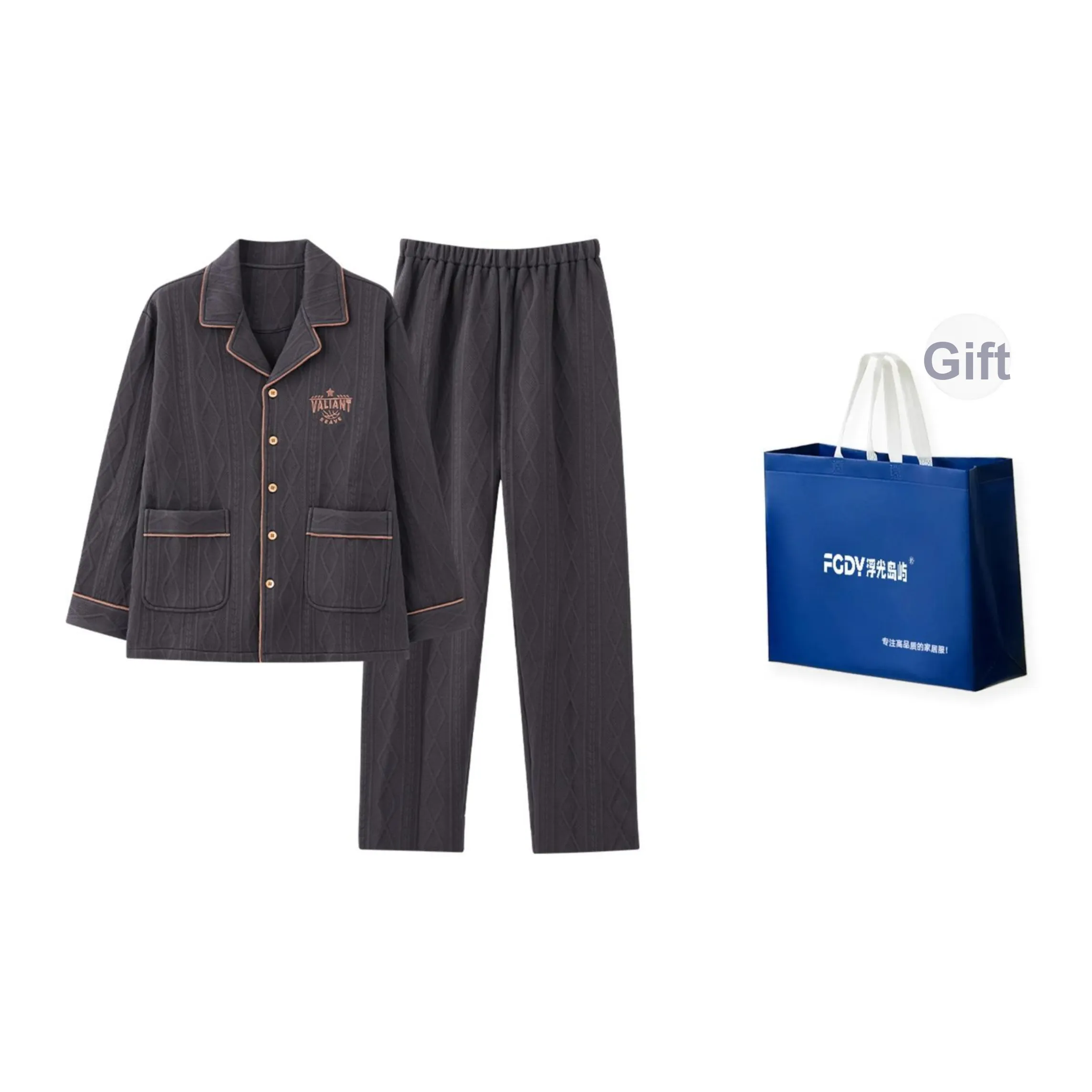 Floating light islands Men Pajama Sets