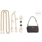 [Style 6]Black Four-Leaf Clover Extender Chain+Four-Leaf Clover Decorative Chain+Long Chain