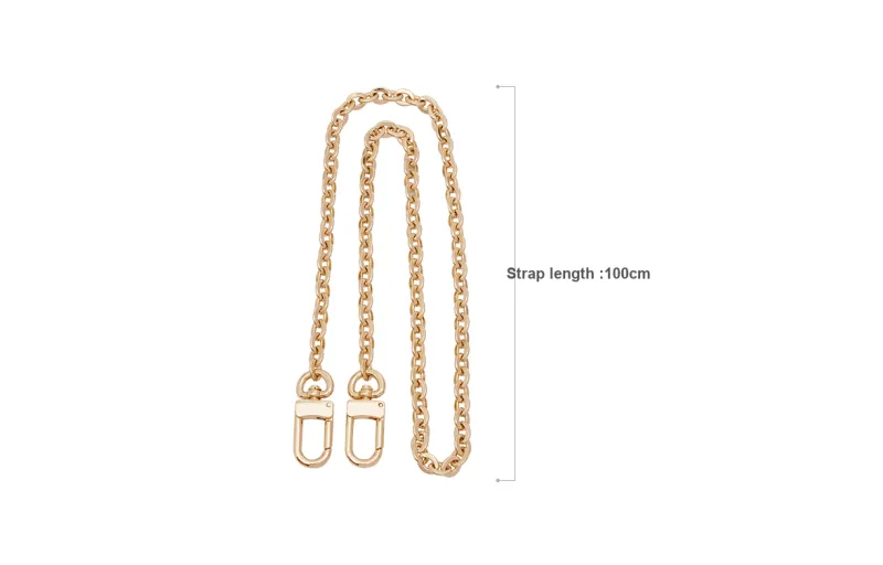 GUYI Metal Bag Accessory Pearl Chain Women's Gold-Tone-70