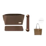 [Three-Piece Set Dark Brown]Open Top Inner+Base Pad+Shoulder Pad