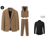 Brown Three-Piece Set