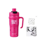 Rose Red+Cat Stickers+Graffiti Shopping Bag