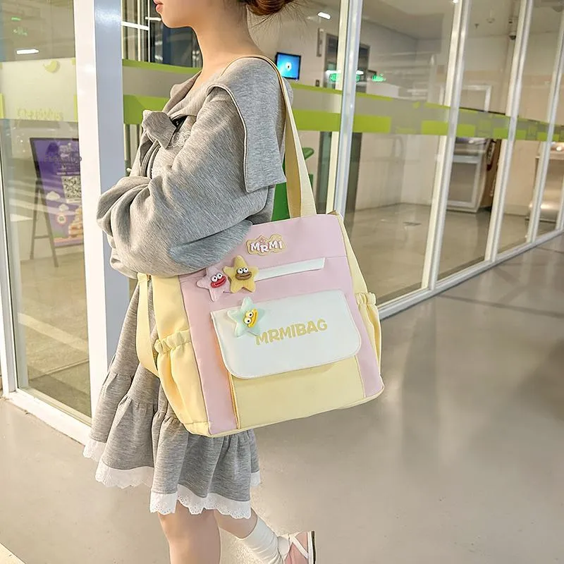 Yalu Nylon Tote Crossbody Bag, Shoulder Bag Women's Multicolor-7