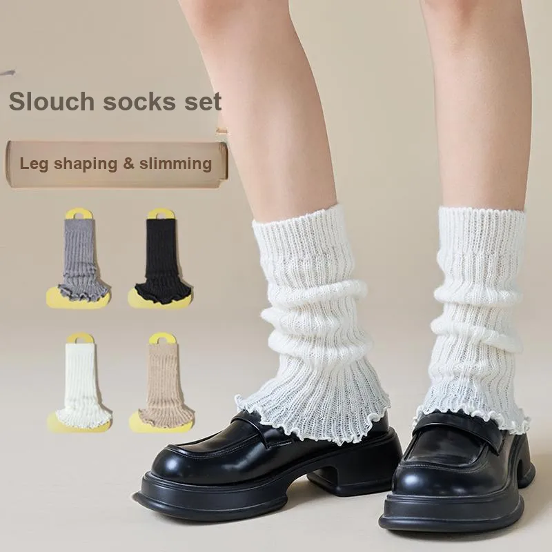 Top Melon Knee High Socks Women's Combo Set-49