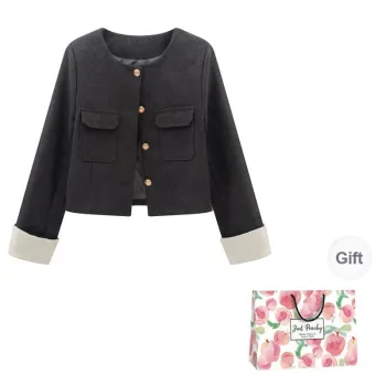 Qiuerle Jackets & Coats Women's Black