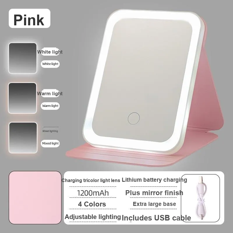 Gentle Welcome LED Square Foldable Charging With Free Dimming Fill Light Lens-3
