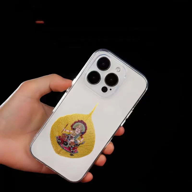 Jade Linmen Bodhi Root Cell Phone Sticker Unisex-2