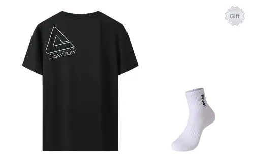 PEAK T-Shirts Men Black With Socks Included