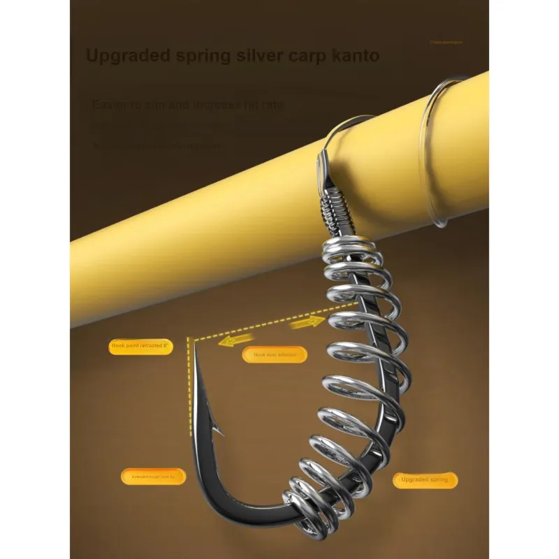 Handing Fish Hook Titanium Alloy Fishing Barbed Hook-1