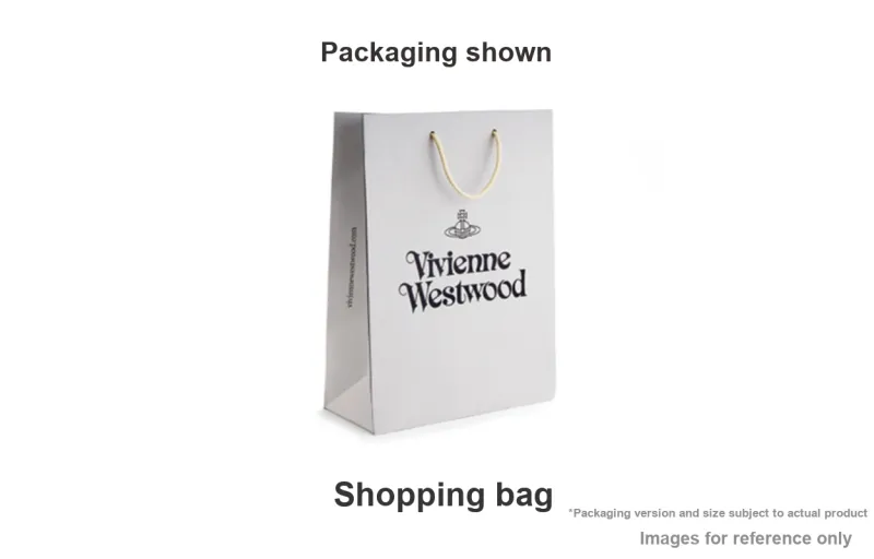Vivienne Westwood Calfskin Shoulder Bag Women's Black-4