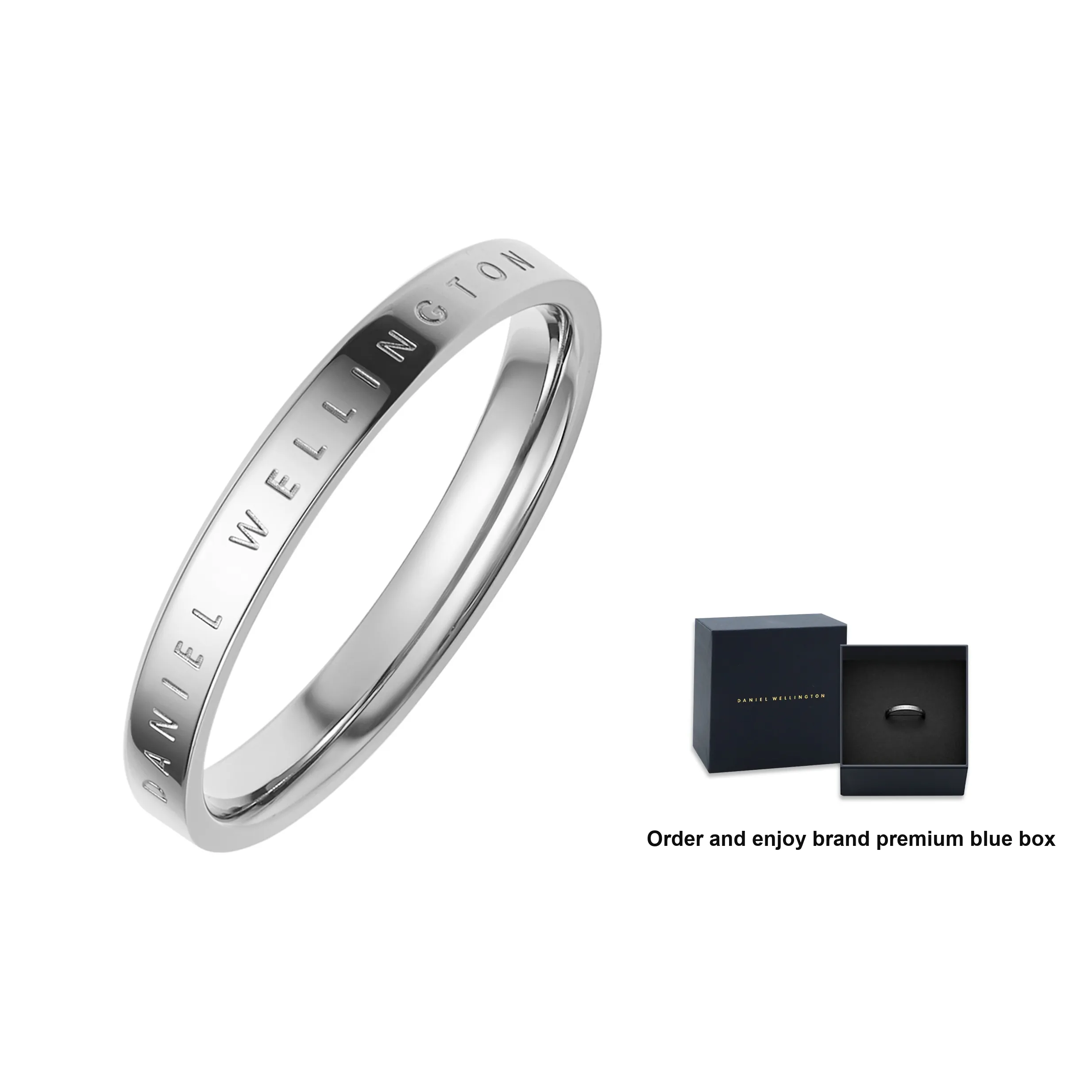 Daniel Wellington Alloy Rings Unisex Starlight Silver