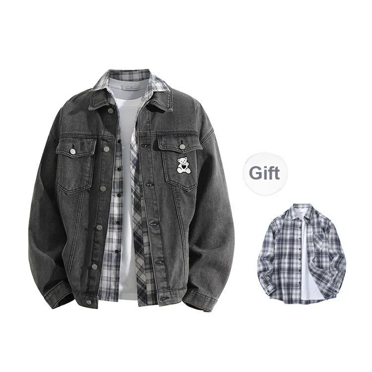 LIVINGTOWN Denim Jackets Unisex-6