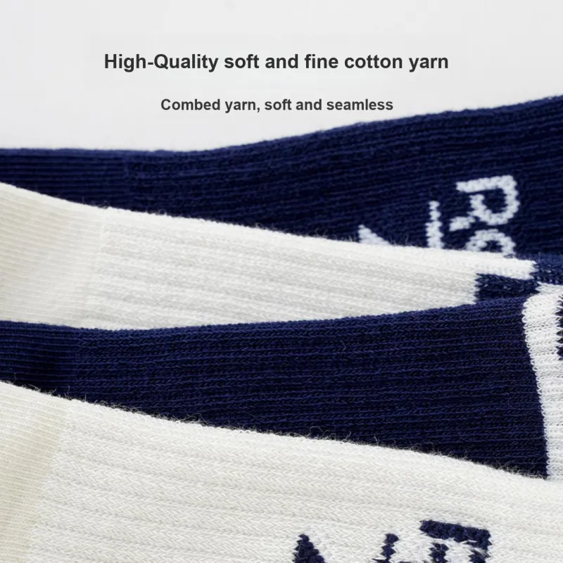 Reebok Mid Calf Socks Unisex 5 Pack Mixed Color-3