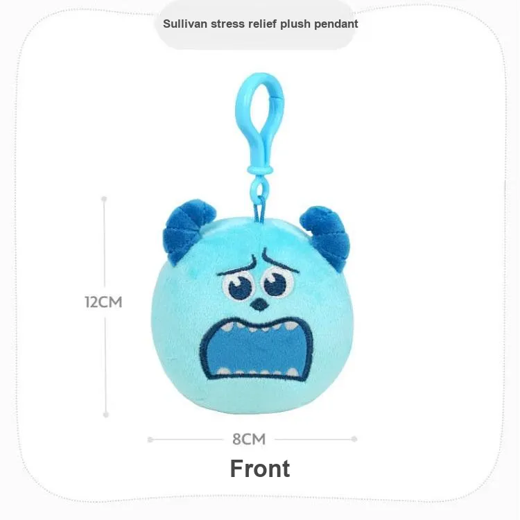 Disney Monsters University Plush Collection Blue Dolls Plush Pendant 12cm High-1