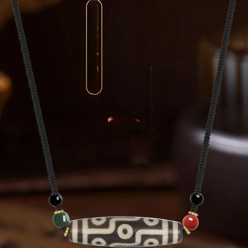 YASHENGZHUBAO Agate Jade Necklaces Unisex-4