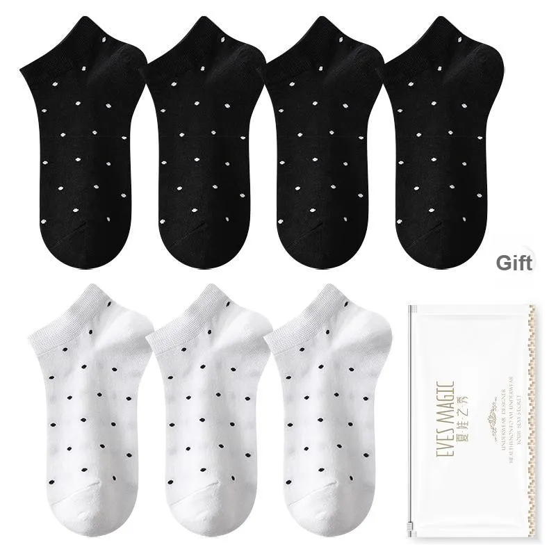XIA.WA.ZHI.XIU Ankle Socks Women's Shopping Bag 7 Pack-34