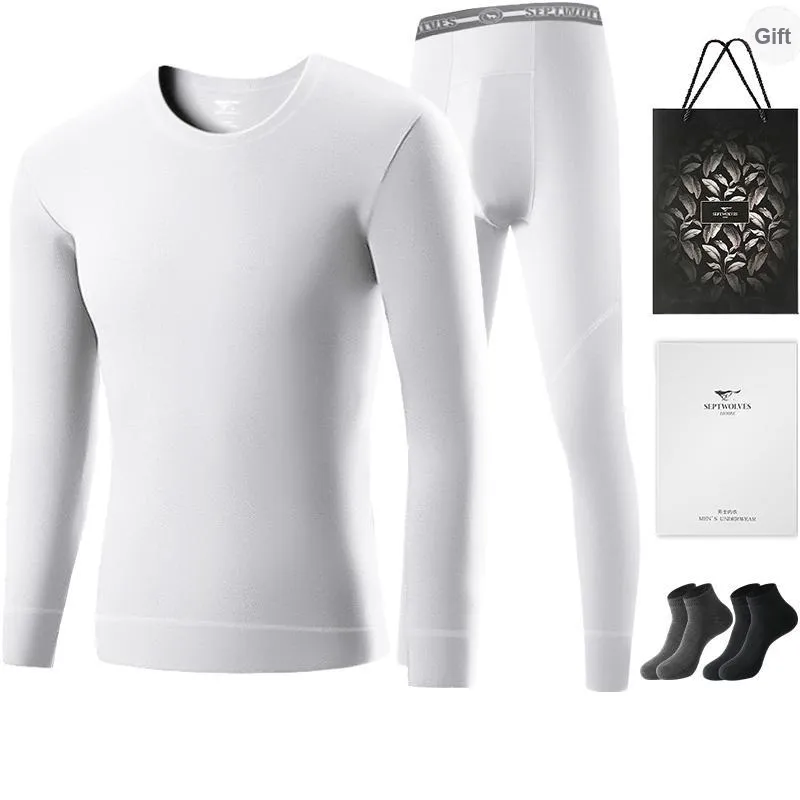 SEPTWOLVES Thermal Set Men's Gift Box Set+Shopping Bag-6