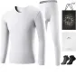 Modal Cotton Set (White) Antibacterial & Anti-Mite/Includes 2 Packs of Cotton Socks+Shopping Bag