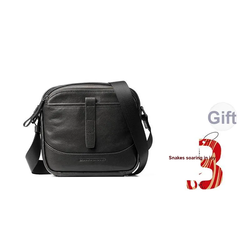Sharkborough Cow Leather Shoulder Bag, Crossbody Bag Men's-0