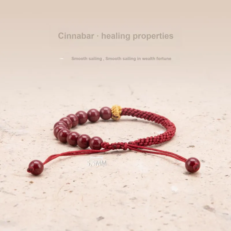 BLESSED BULLET Cinnabar Bracelets Unisex-1