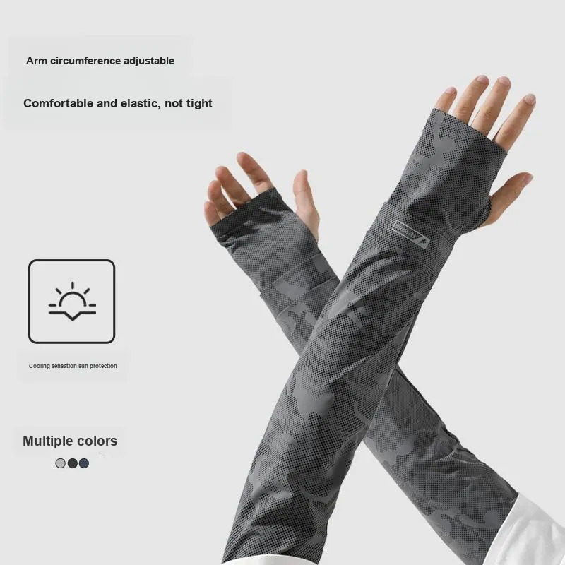 NANJIREN Lightweight Sun Protection Sleeves Men's-3