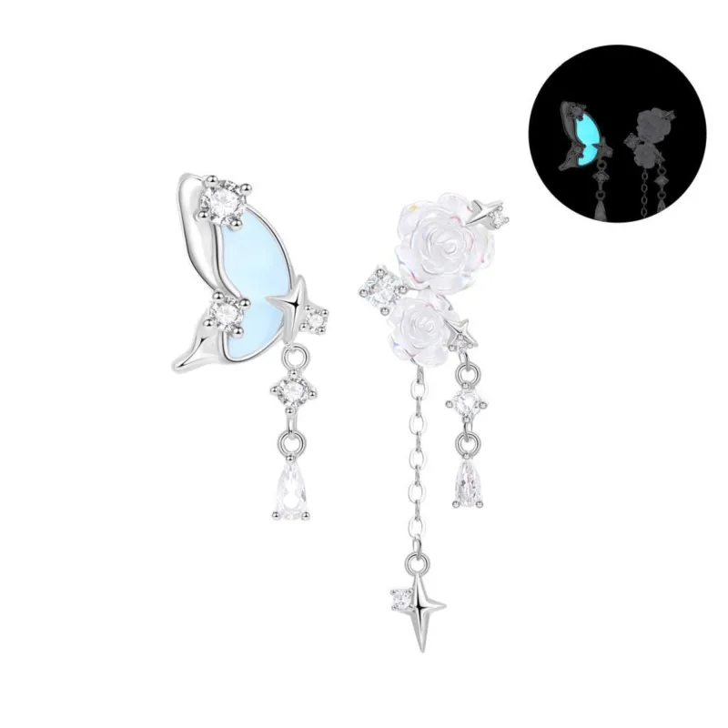 Lao Feng Xiang S925 Silver Earrings Women's-0