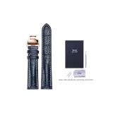Blue White Thread-Butterfly Clasp (Rose Gold)