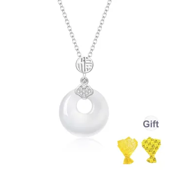 Central Fashion Chalcedony Necklaces Women's